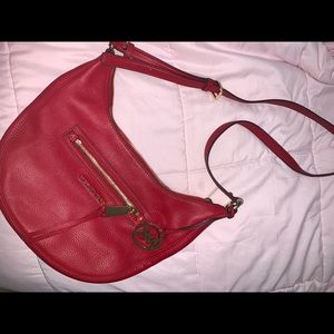 Red Michael Kors Crossbody